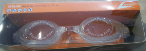 ISLAND GOGGLES ADULT NARROW FACES CLEAR / CLEAR LEADER