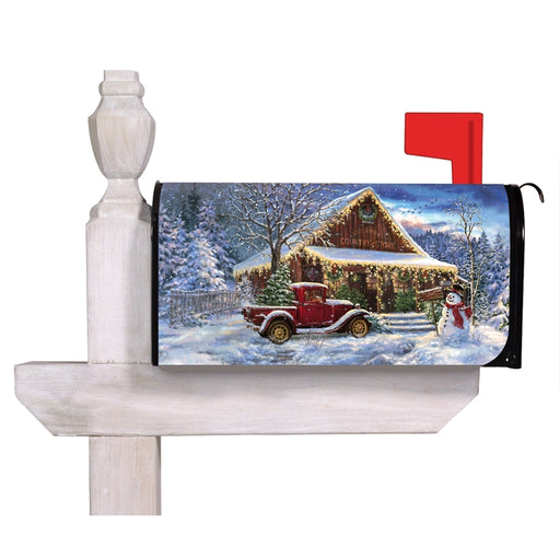 VINTAGE CHRISTMAS MAILBOX COVER