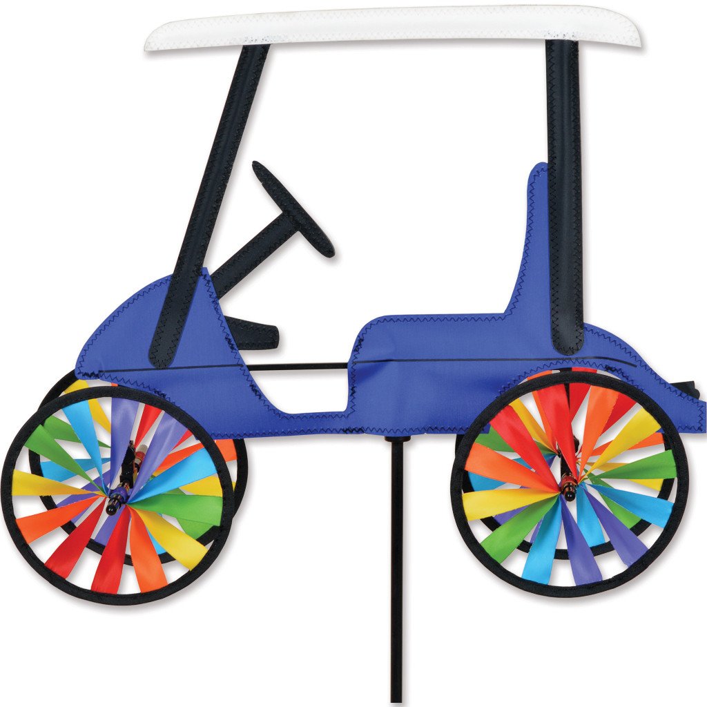 BLUE GOLF CART 17'' SPINNER