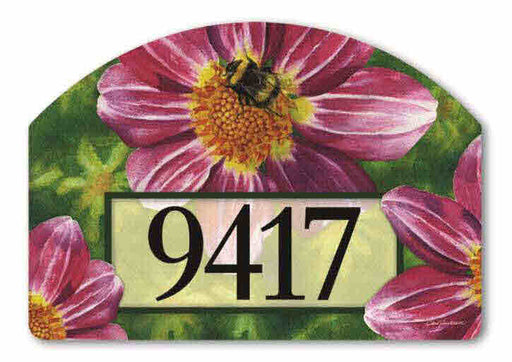 PINK FLOWER WITH BEE MAGNETIC ADDRESS