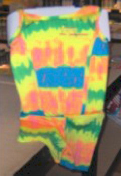 TIE DYE SWIMSUIT WITH PADS 3 - 6YRS