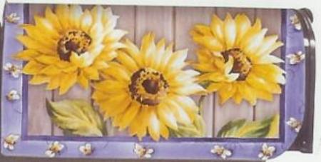 COUNTRY SUNFLOWERS  MAILBOX COVER