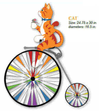 CAT HIGH WHEEL BICYCLE SPINNER