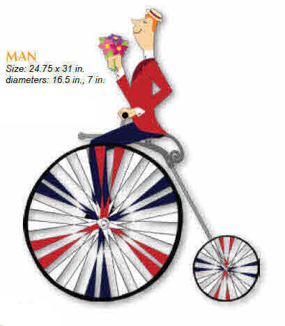 DAPPER DAN HIGH WHEEL BICYCLE SPINNER