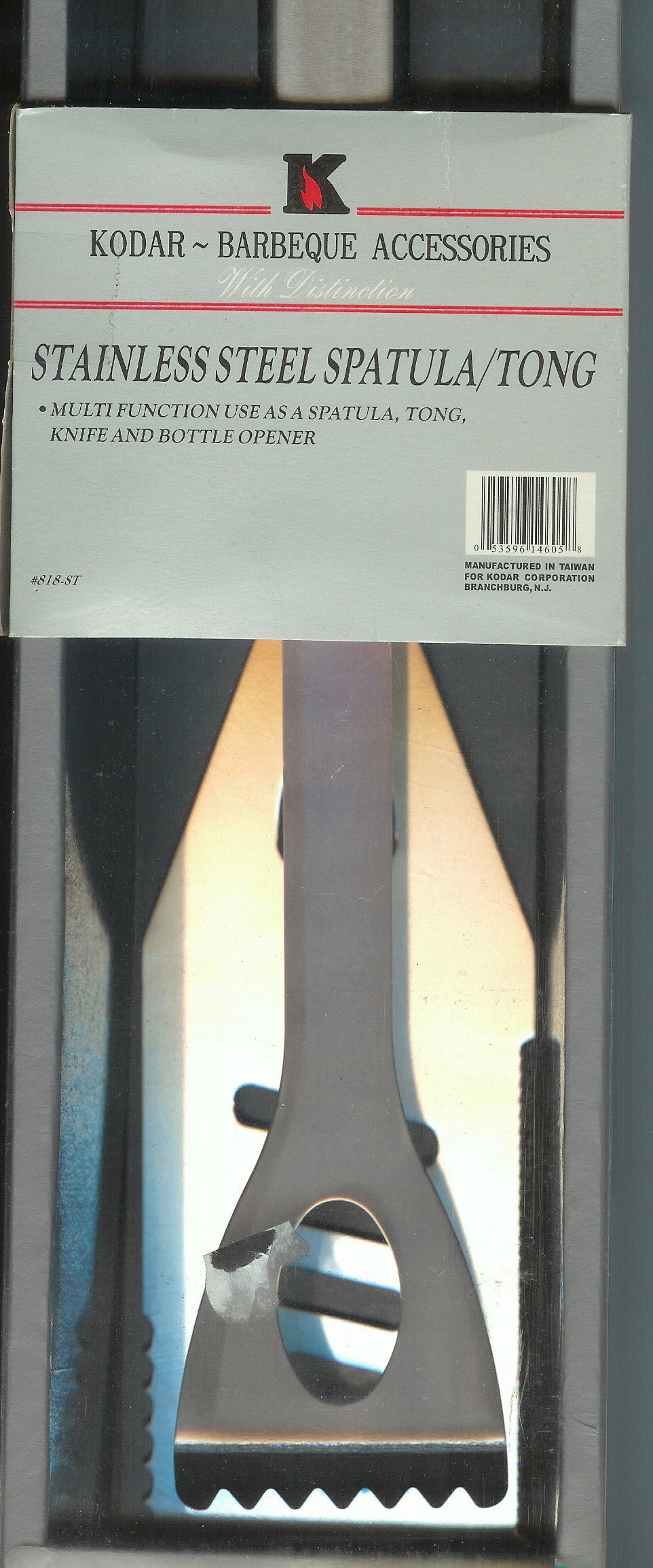 BBQ STAINLESS STEEL SPATULA / TONG