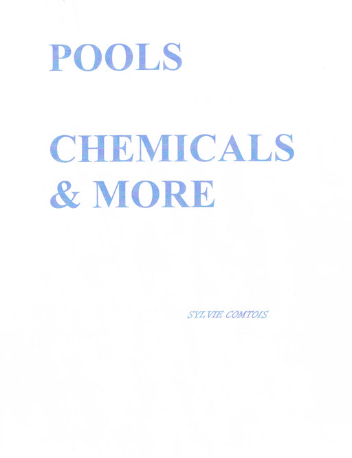 BOOK : POOLS , CHEMICALS & MORE
